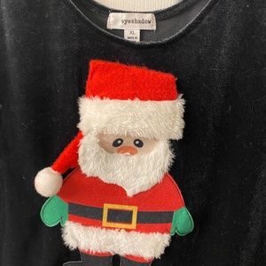 Holiday velour bodysuit